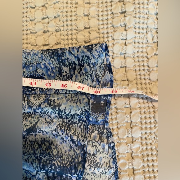 Joie Parisian Paisley Printed Blue Boho Dress XXL - Picture 9 of 12